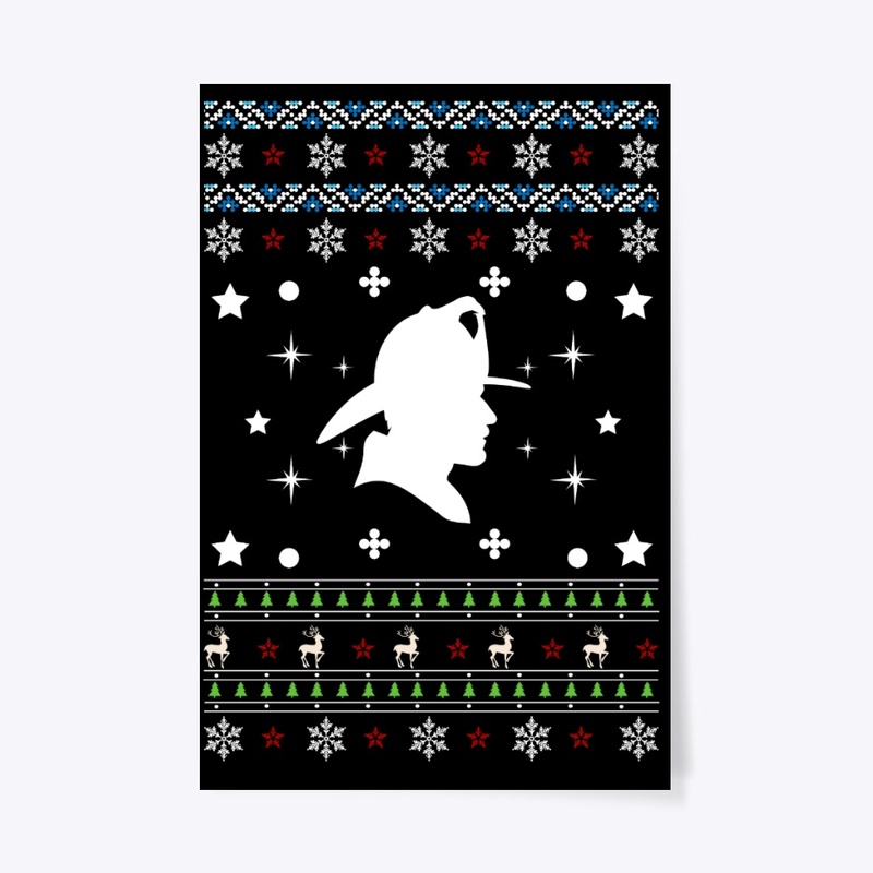 Buy Best Firefighter Christmas T-Shirt