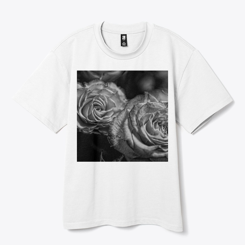 Black and White Tea Roses