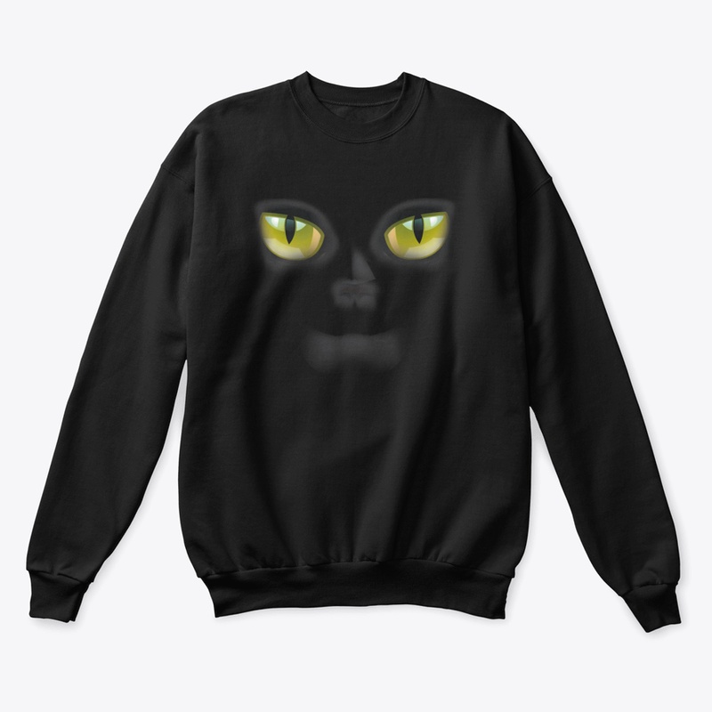 Black Cat Face Halloween Costume Funny C