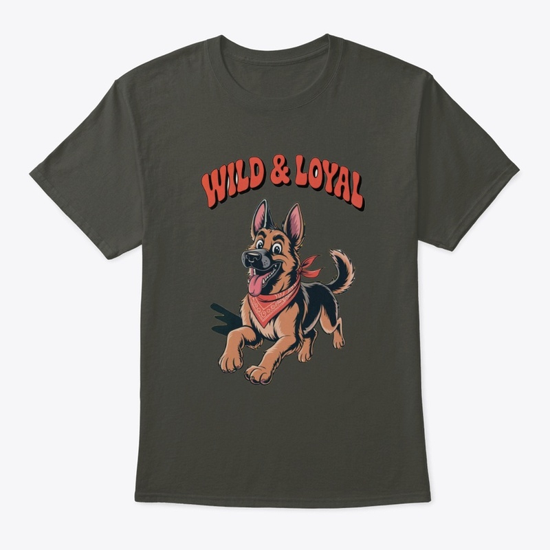  Retro 70s German Shepherd Tee