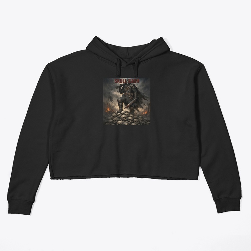 Skull Cash - Women's Crop Hoodie