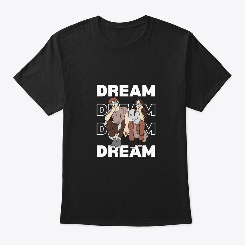 dream couple t shirt black cute couple