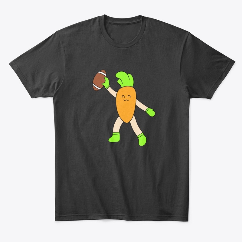 Cute carrot american football