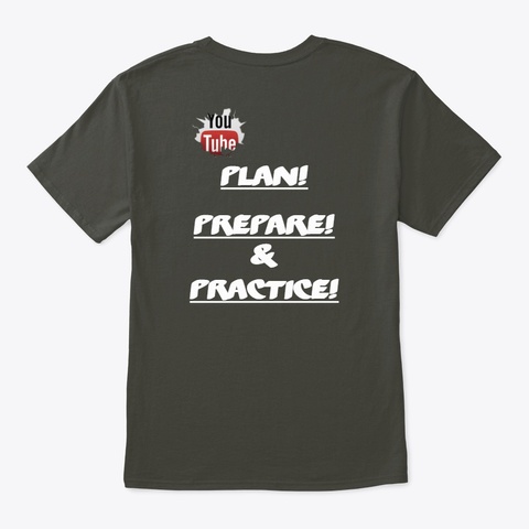 Handi Merch Smoke Gray T-Shirt Back