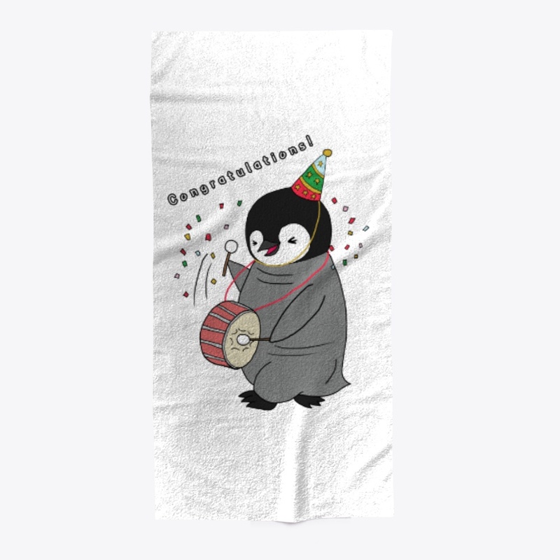 Congratulations - Cute Baby Penguin