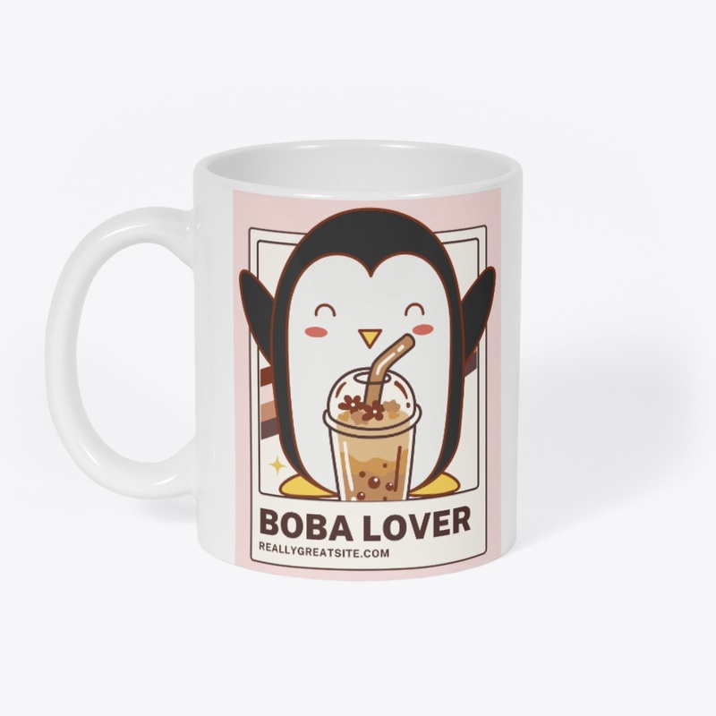 Cute Kawaii Penguin Boba Lover
