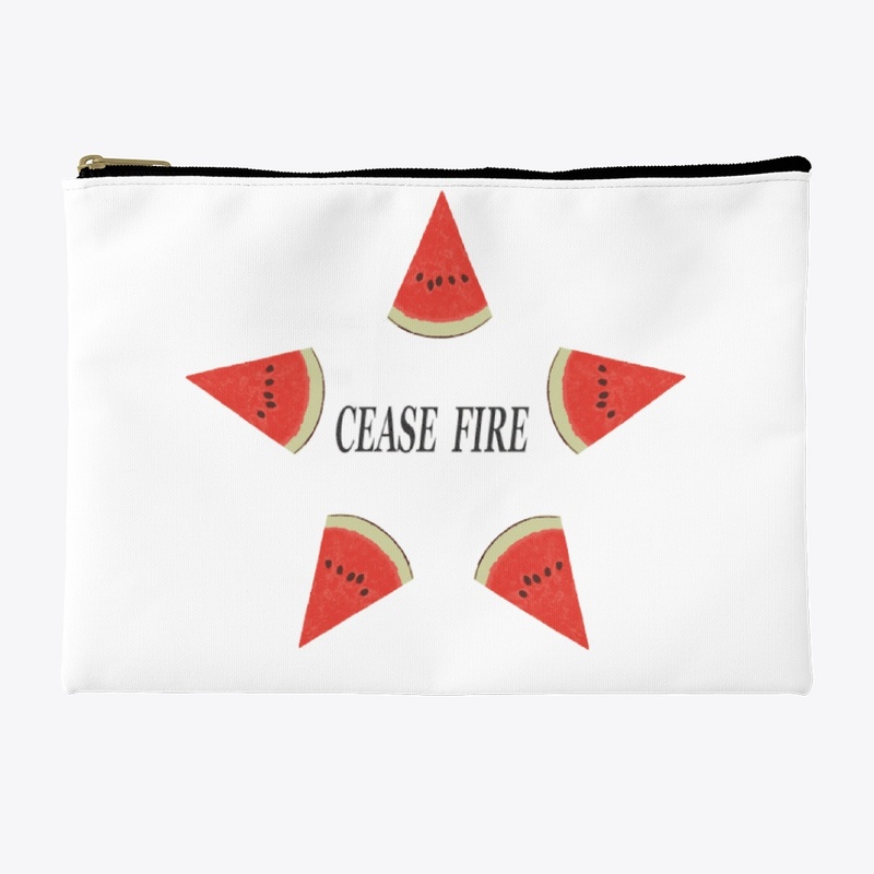 "CEASE FIRE" Watermelon Star Line
