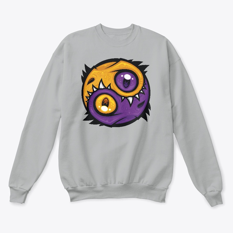 Gold and Purple Yin Yang Dragons