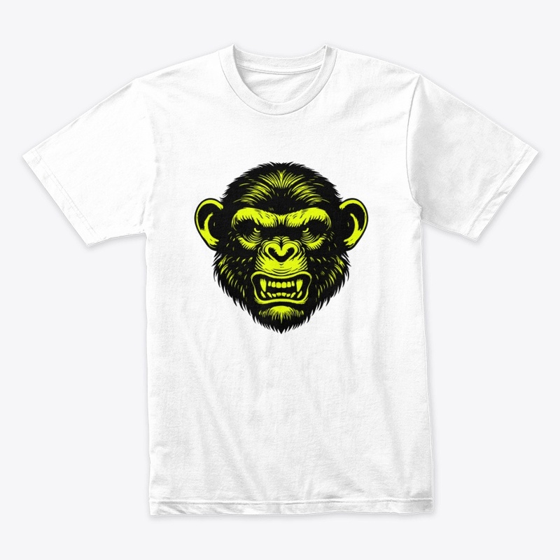 Wild Chimpanzee Head Design