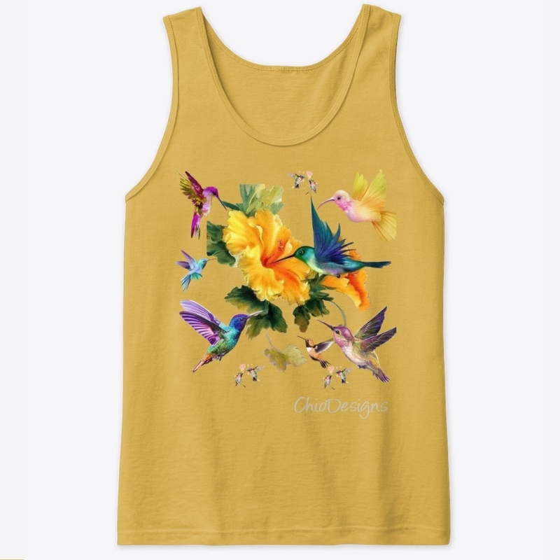 Hummingbird Tshirt By ChioDesigns 