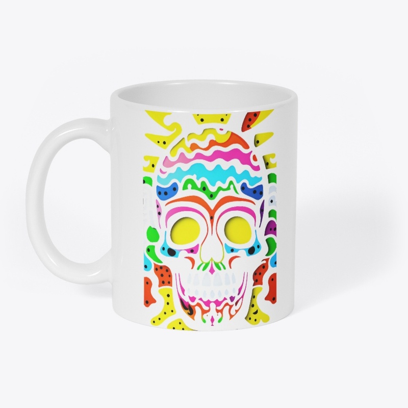 Skull blood horror  by romero brito