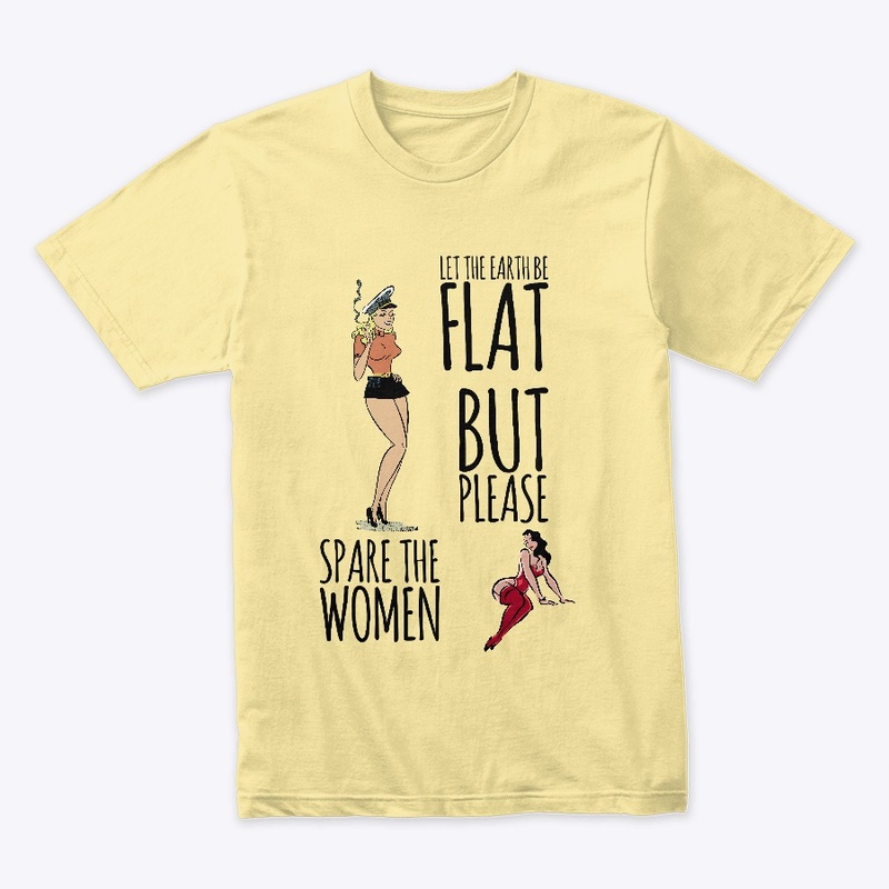 No flat women