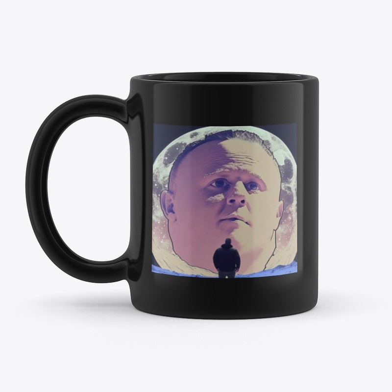 Upvote Bandit in Space Mug (Black)