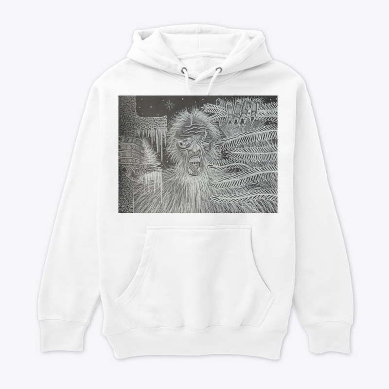 Snarling Bigfoot in the Pines