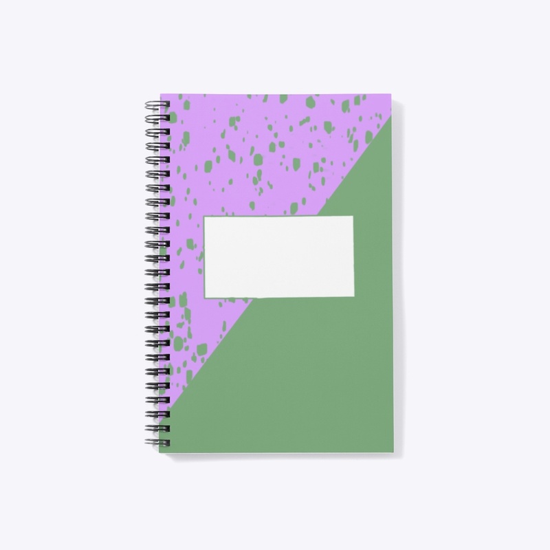 Purple and green