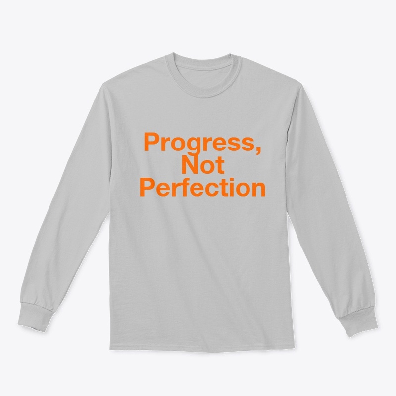 Progress Not Perfection Quote Design