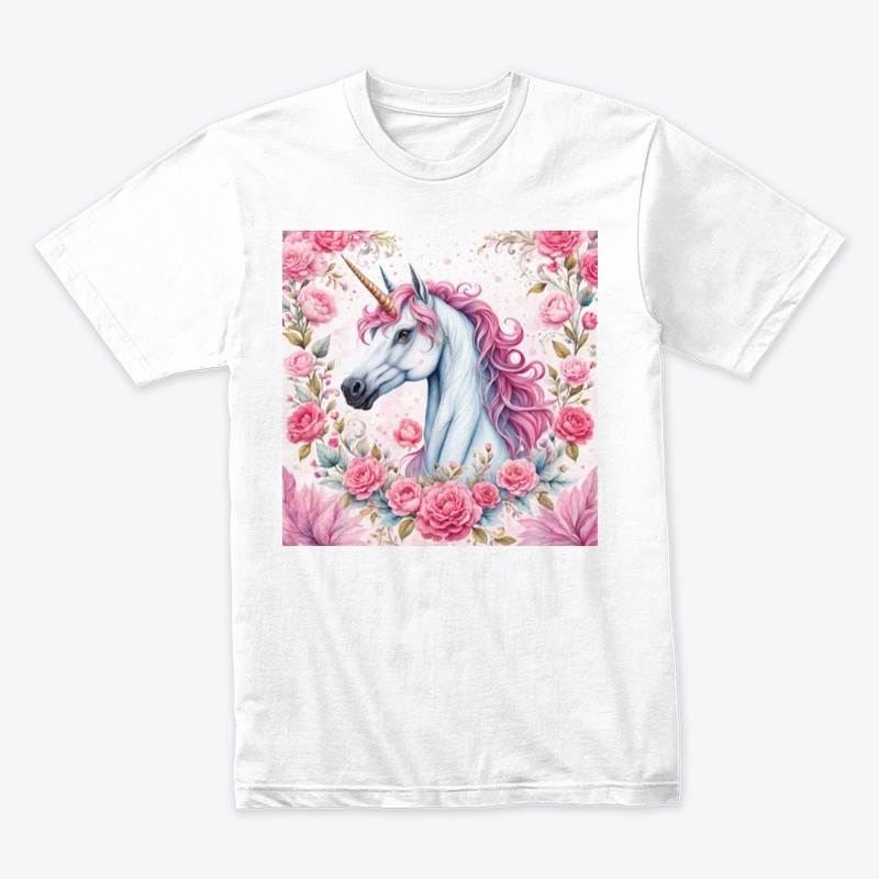 Unicorn Among Roses