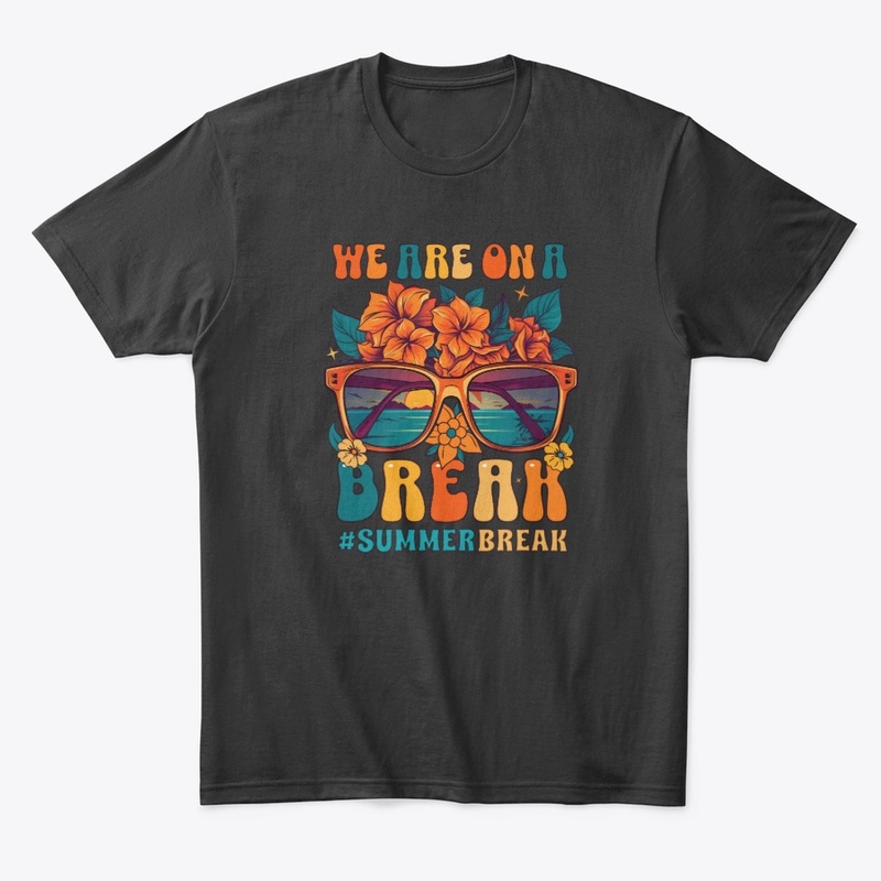 Summer Beach Vibes Sunglasses Tee Design