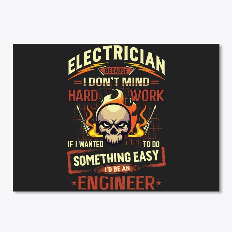 Hardworking Electrician Hoodie