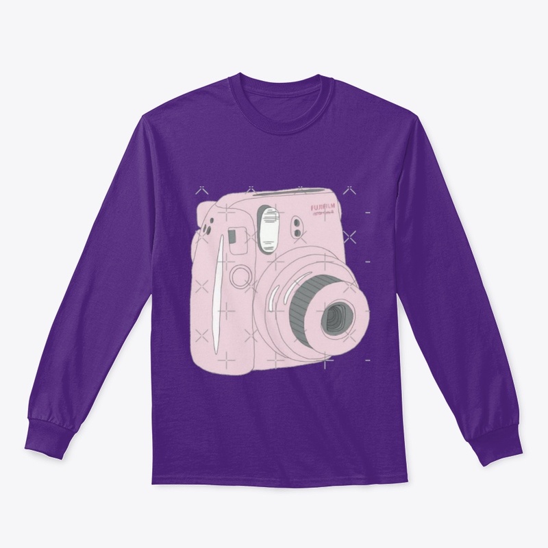 Camera Printed Long Sleeve Tee Buy🛍️Now