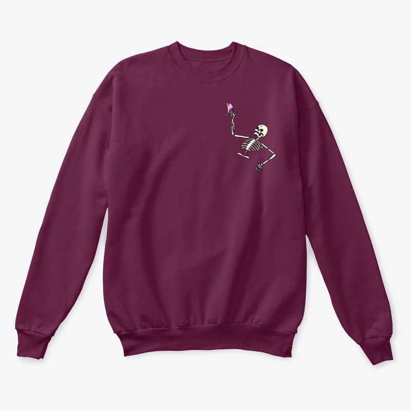 Deserted Maroon Crewneck Siclepop