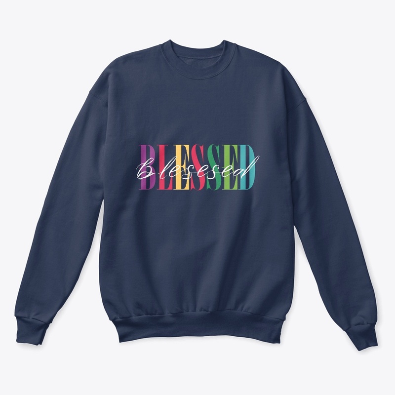 The "Blessed" t-shirt design 