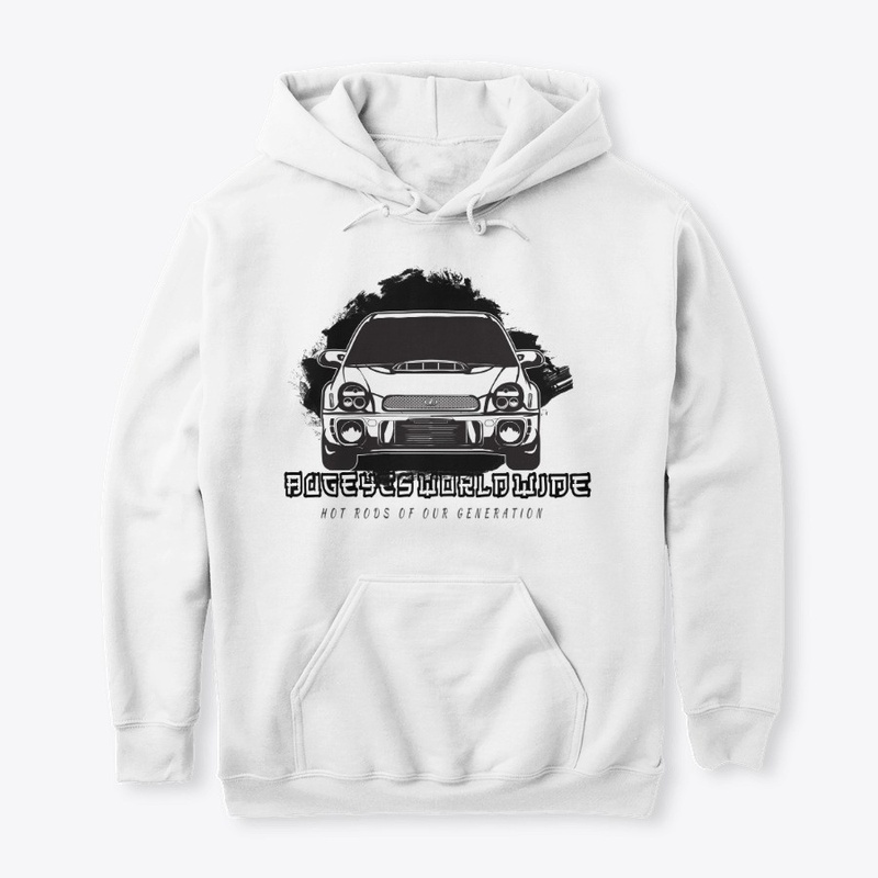 Bugeyes World Wide HOODIE WHITE