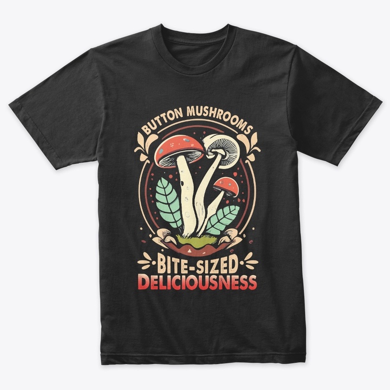 Button Mushroom T-Shirt