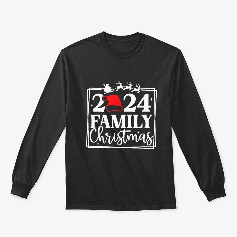 "2024 Family Christmas" design print 🎄