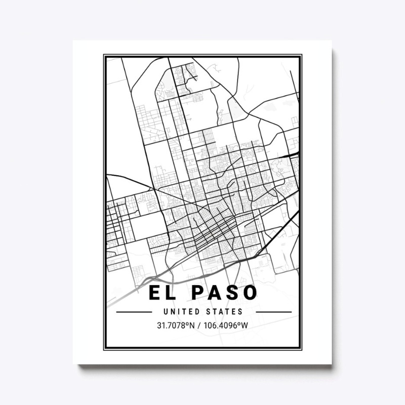 EL Paso Light City Map
