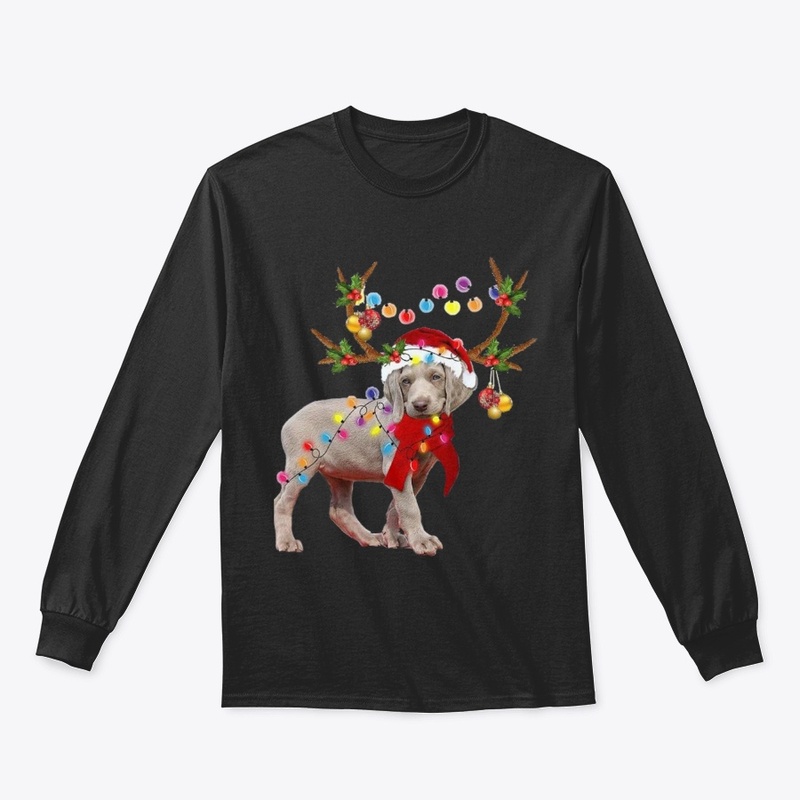 WEIMARANER CHRISTMAS NEW T SHIRT