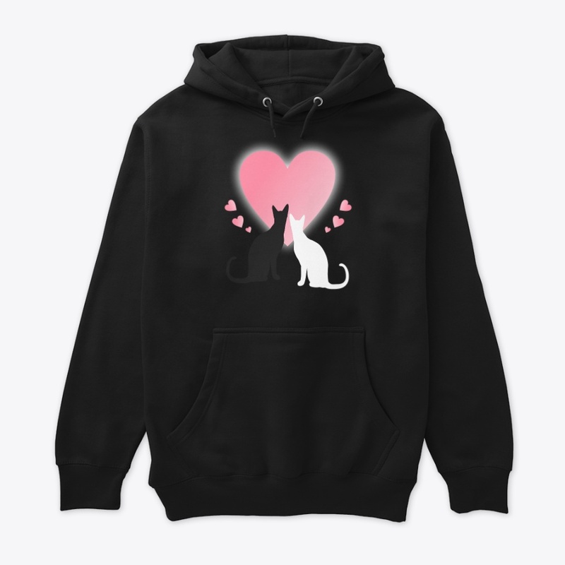 Cat Couple in Love
