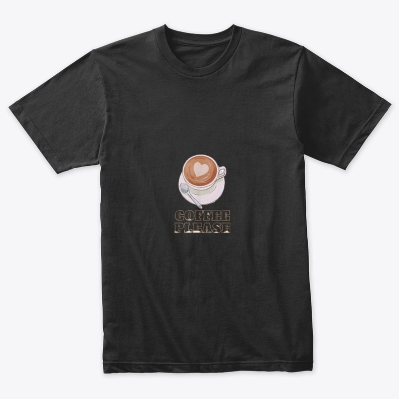 T-SHIRT COFFEE PLEASE