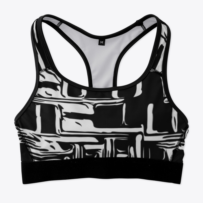 Black White Abstract Pattern 