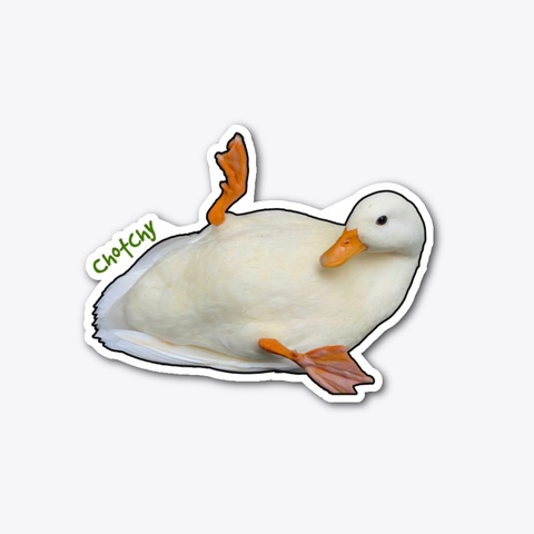 Chotchy Sticker (Flipping Over) Standard Camiseta Front