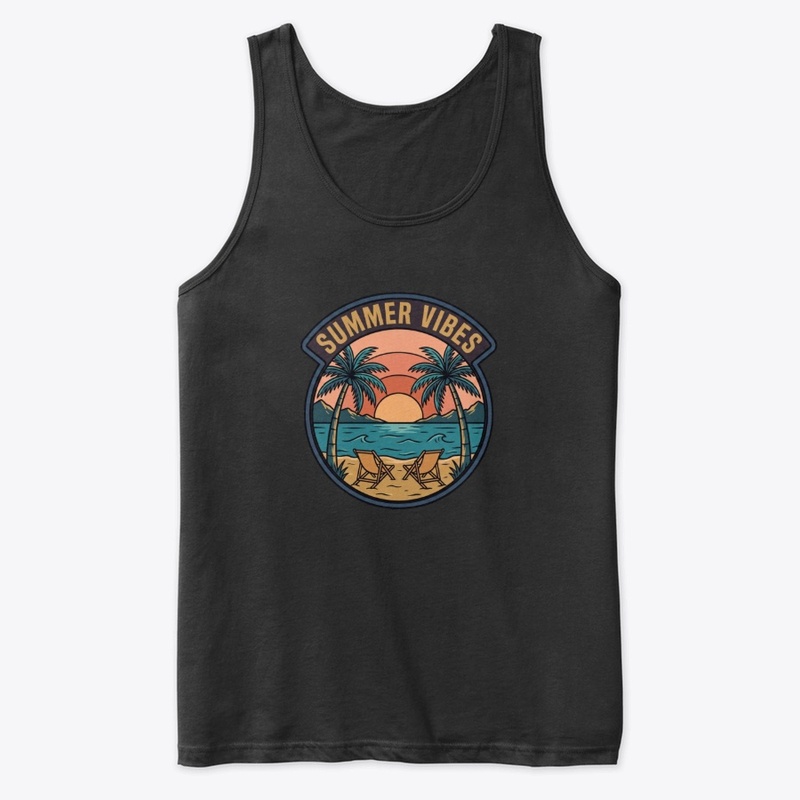 Vintage Summer Vibes T-Shirt Design