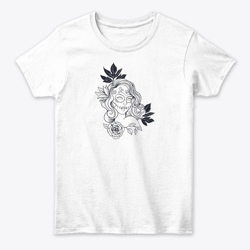 Attractive Design The woman and leaves