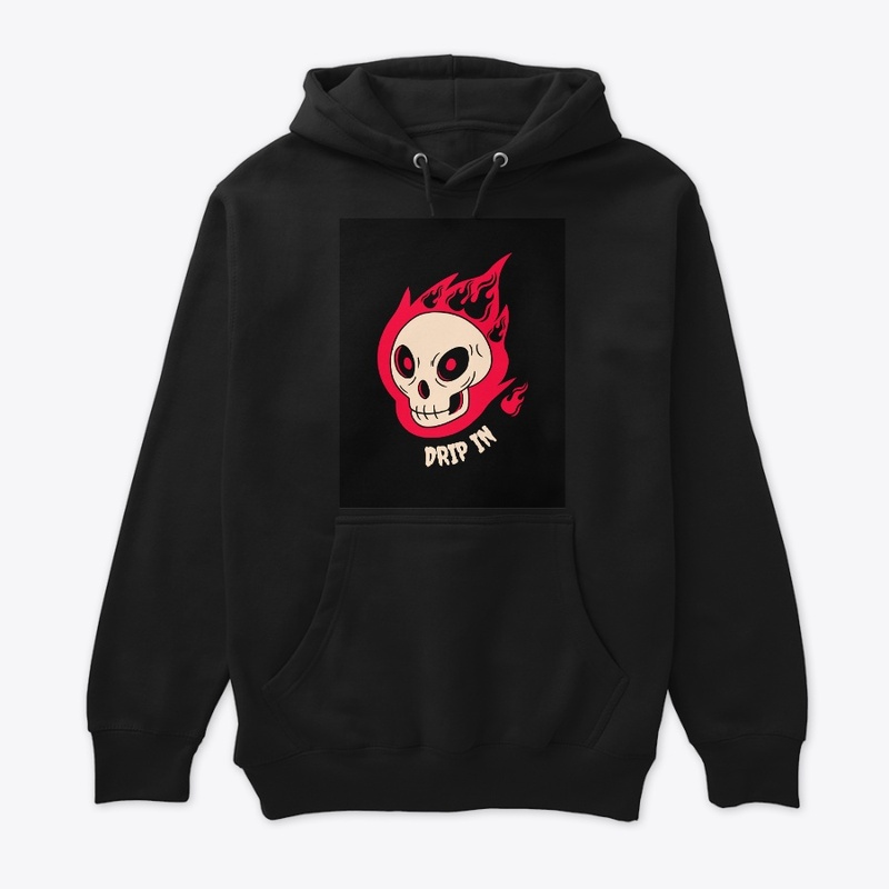 Skeleton fire drip into