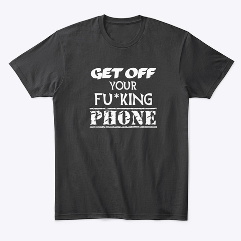Everyday Casual Gym Shirt  Black T-Shirt Front