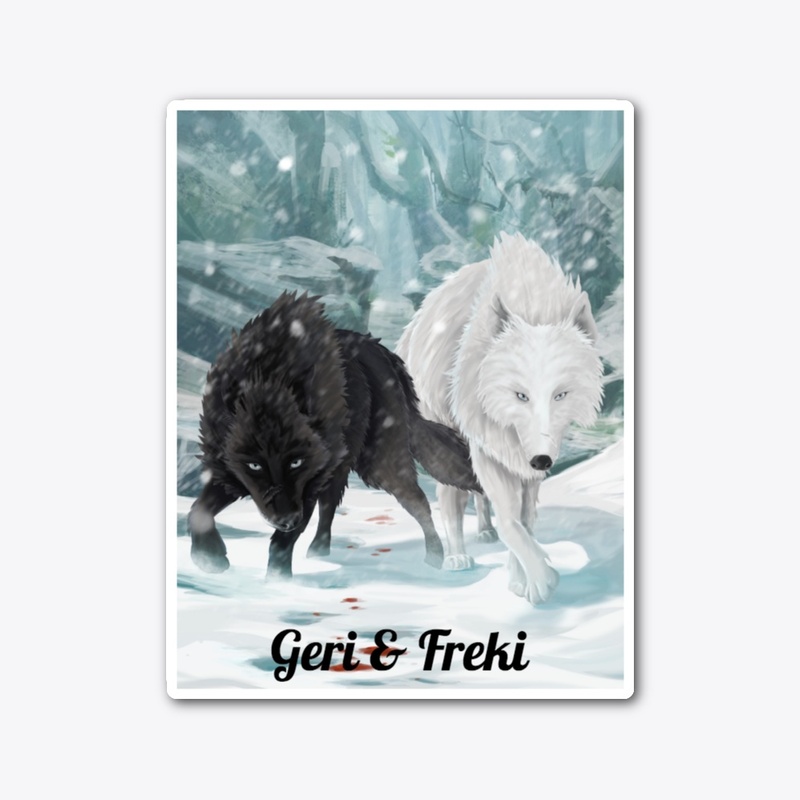 Norse Mythology- Geri and Freki