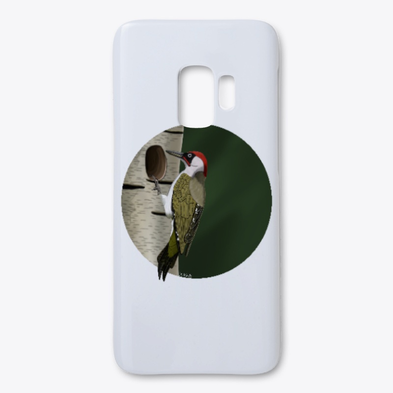 jz.birds Green Woodpecker Bird Design