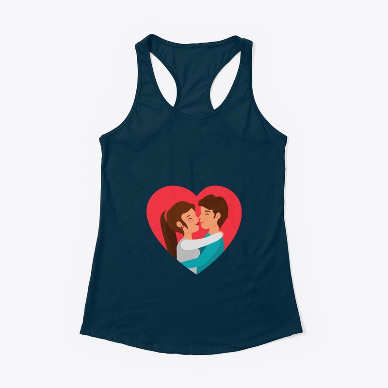 Couple in Red Heart