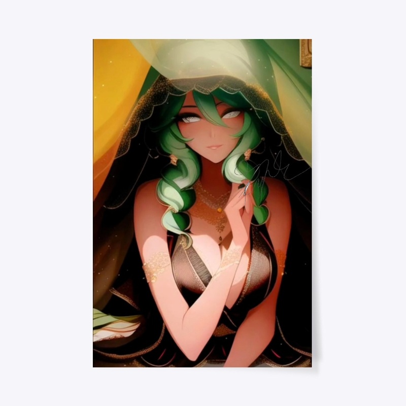 Anime Manga Themed Forest Spirit