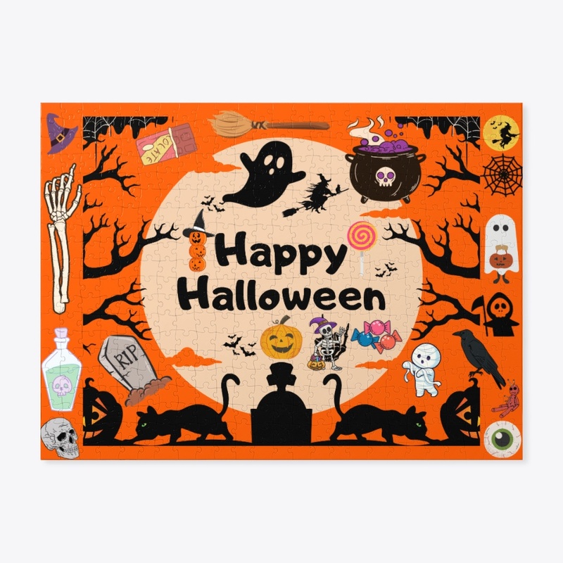 Haunted Halloween Haven Jigsaw Puzzle