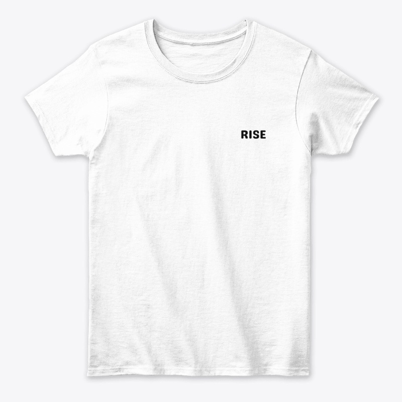 Rise word creative design