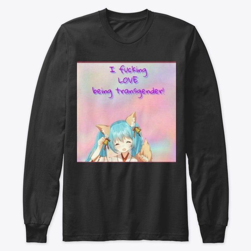 Cat girl tee