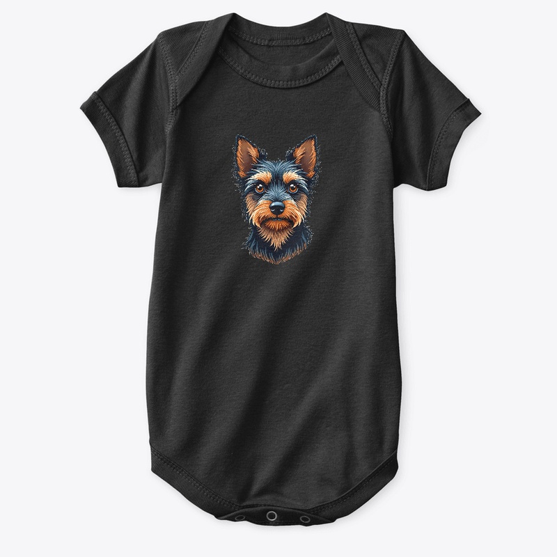 Beautiful Yorkshire Terrier Illustration