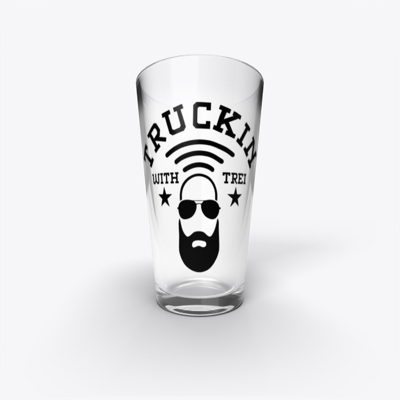 Truckin With Trei Pint Glass