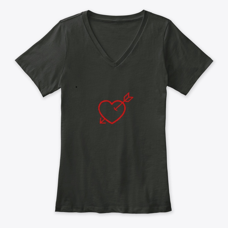 Love heart T-shirts for ladies 
