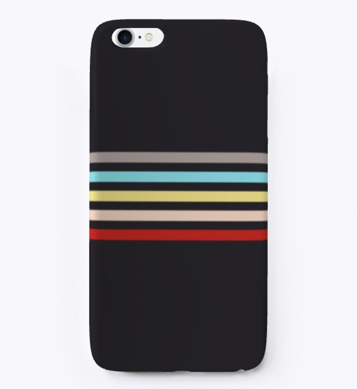 Ujimasa Abstract Colorful Retro Stripes
